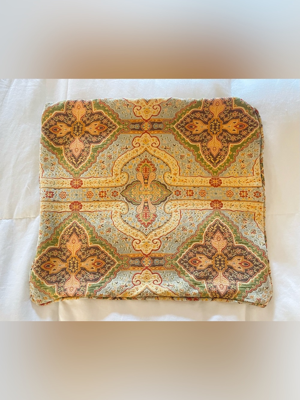 Vintage Boho Persian Style Decorative Tapestry Pillow Cover Zipper 18x20